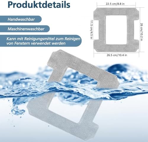 Window Cleaning Pads 10 Pack for Ecovacs Winbot W2 / W1 Series - Image 8