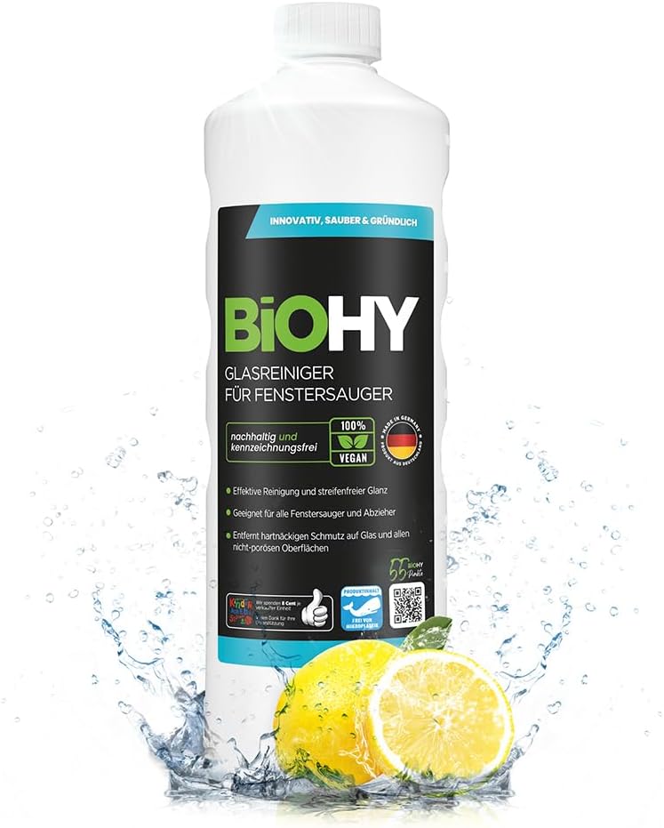 Window cleaning concentrate 1 L for window cleaning robots
